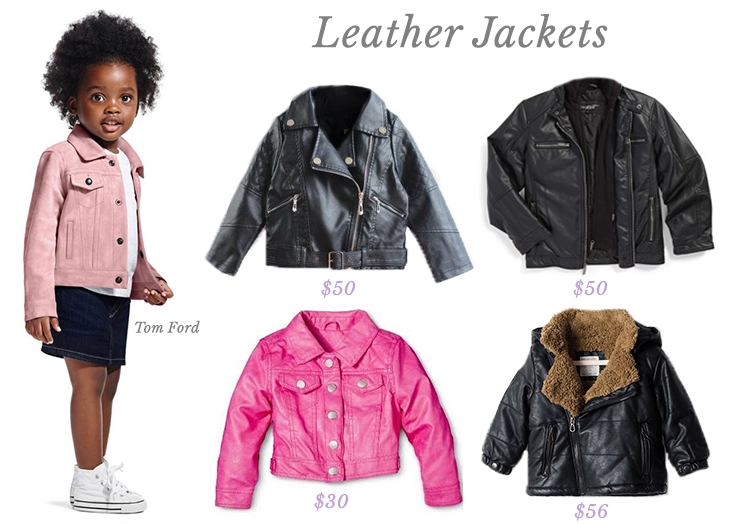 Toddler Faux Leather Jacket Boy - Jacket