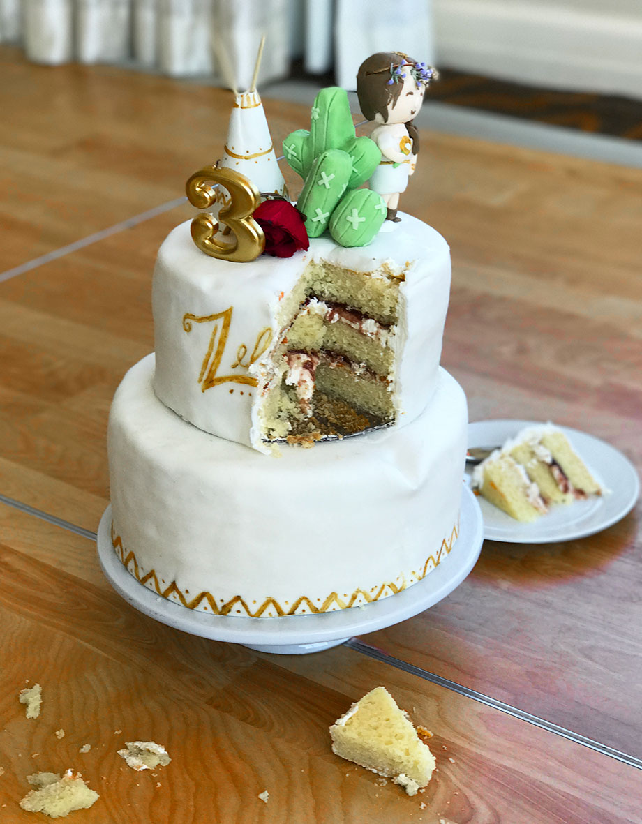 Zelda Swissotel three tiered cake.