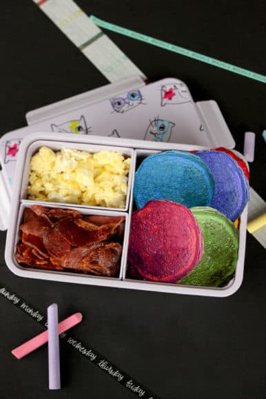How to make breakfast for lunch with Glitter and Bubbles.